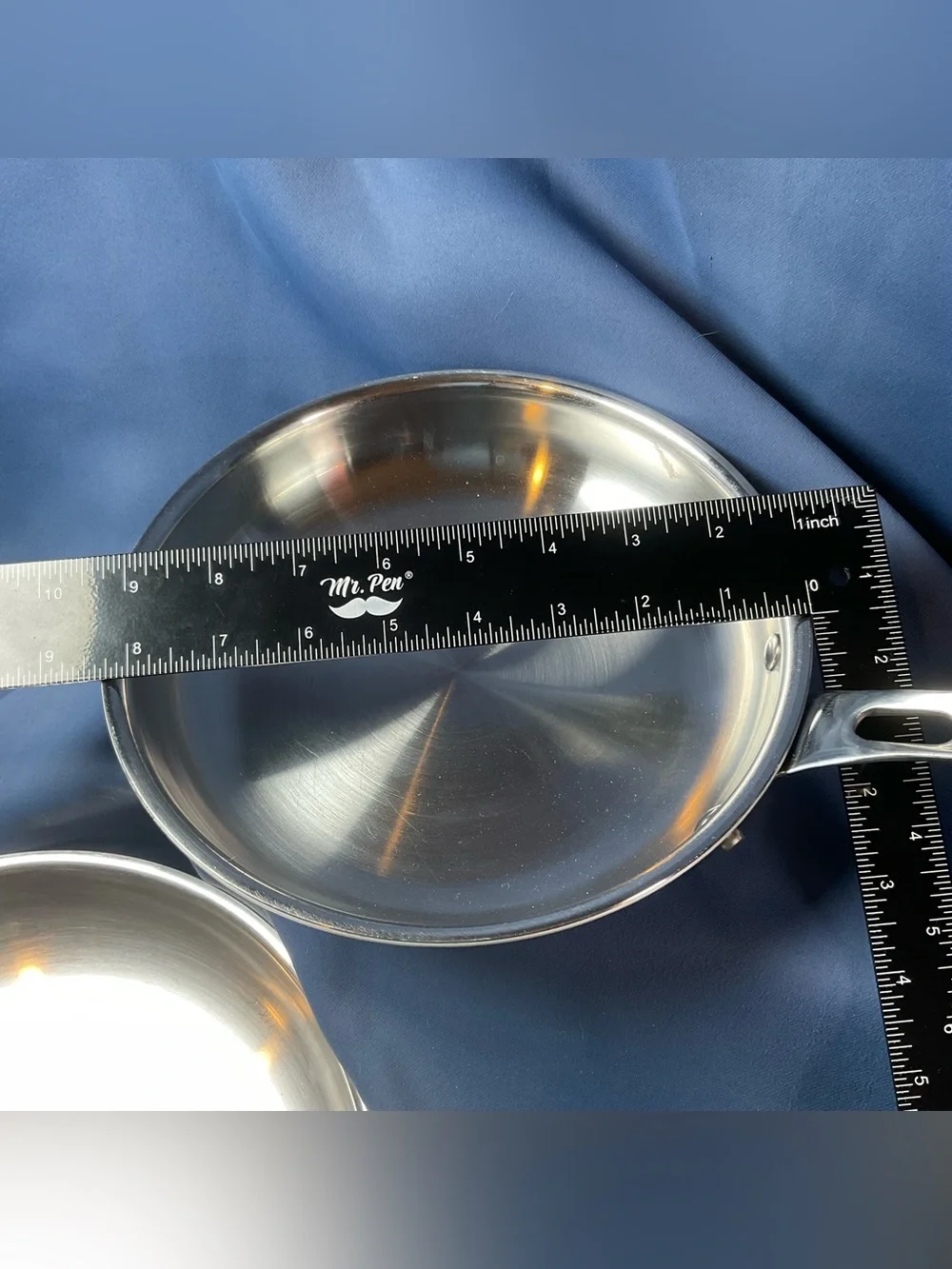 Viking 3-Ply Stainless Steel Frying Pans Skillet Lot 8” & 10” Induction